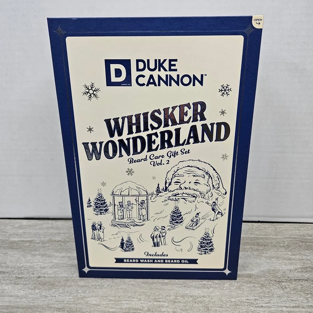 Duke Cannon Whisker Wonderland Beard Care Gift Set‎ Vol 2 Beard Wash Oil